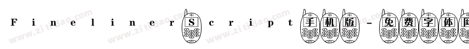 Fineliner Script手机版字体转换
